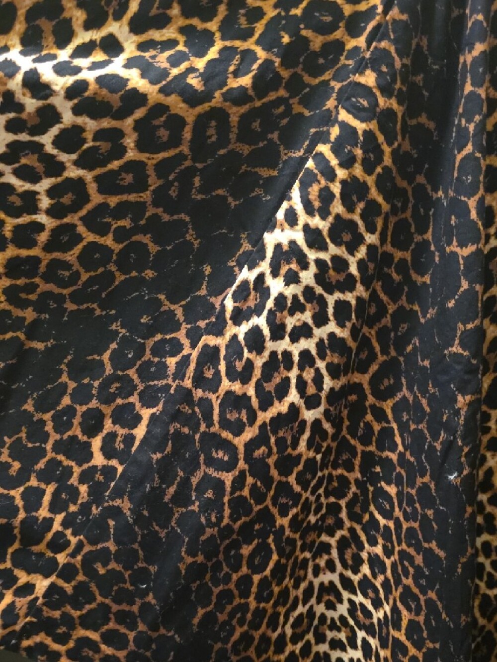 Hell Bunny Leopard Print Circle Skirt - Black & Brown  Size 3X - Picture 3 of 6